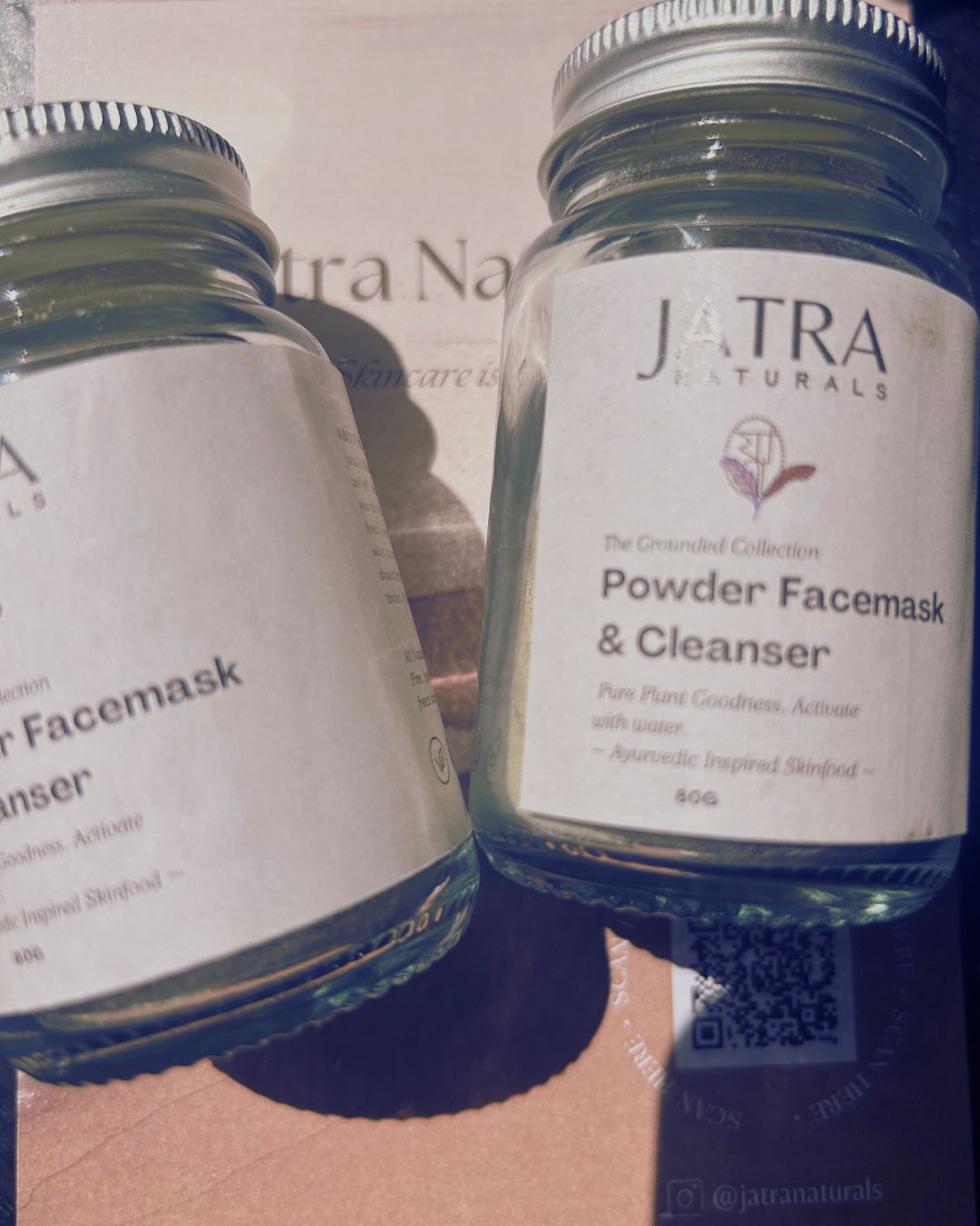 Jatra's Ayurvedic Skinfood Powder Mask and Cleanser